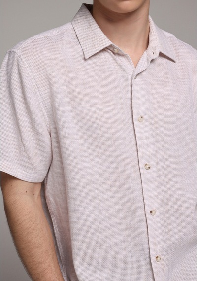 Colin's Colins Regular Fit Shirt Neck Düz Erkek Bej Kısa Kol Gömlek Cl1080095 Q1.v1 Beı Colin's Colins Regular Fit Shirt Neck Düz Erkek Bej Kısa Kol Gömlek Cl1080095 Q1.v1 Beı