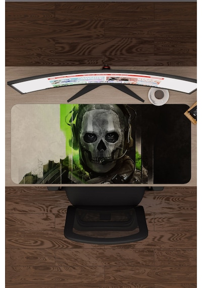 Call Of Duty Kaymaz Dikişli Kauçuk Oyuncu Mousepad V2 - 90x40 Xxl Gaming Mouse Pad Fare Altlığı