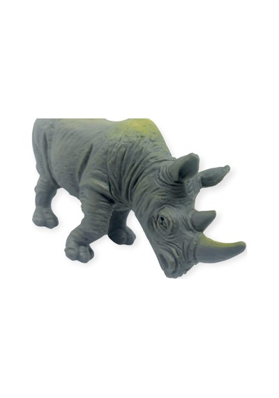Hayvan Figürleri - Vahşi Hayvanlar 10 Cm - Gergedan Hayvan