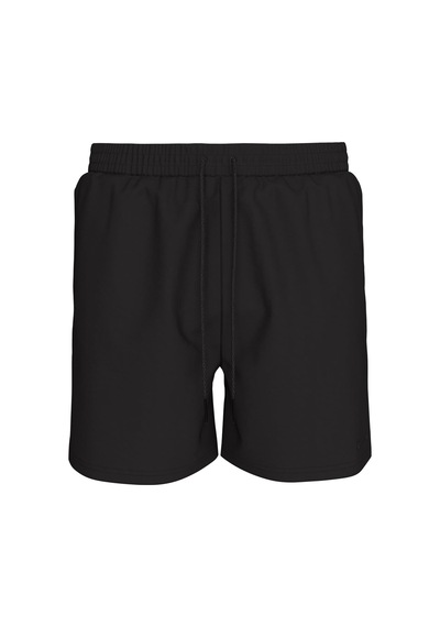Calvin Klein Erkek Orta Boy Bel Kemeri İpli Ayarlanabilir Siyah Yüzme Şortu-13593 Siyah