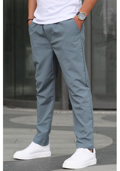 Madmext Kumaş Paraşüt Mint Yeşili Basic Erkek Pantolon 6513-mint Yeşili Mint