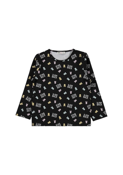 Civil Girls Dont Look Back Baskılı 6-9 Yaş Pijama Takımı - Siyah