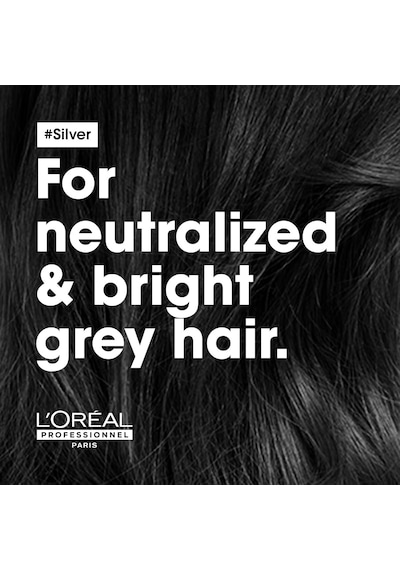 L'oréal Professionnel Paris Serie Expert Silver Çok Açık Sarı, Gri Ve Beyaz Saçlar Için Renk Dengeleyici Mavi Şampuan 300ml Sku: Smg8690010404947