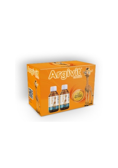 Argivit Classic L-Arjinin Multivitamin ve Multiminera İçeren Sıvı Takviye Edici Gıda 2 x 150 ML