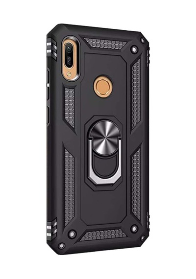 Huawei Honor 8A Kılıf Vega Standlı Yüzüklü Mıknatıslınano Glass  (510532485)