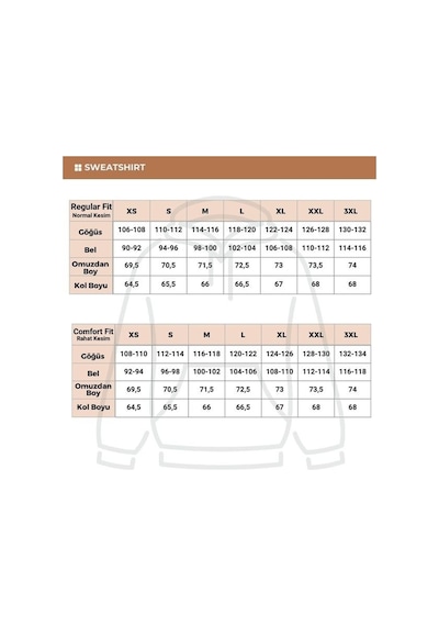 Avva Bisiklet Yaka İçi Polarlı 3 İplik Pamuklu Standart Fit Normal Kesim Unisex Sweatshirt Gri E001017 Gri