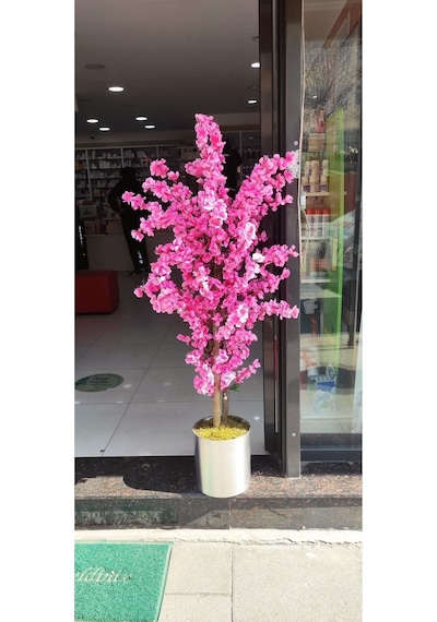 Rüzgar Yapay Çiçekcilik 160 Cm Pembe Bahardali Pembe