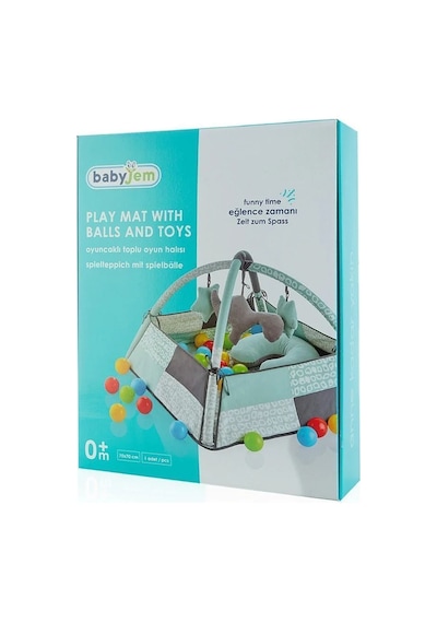 Babyjem 3 Fonksiyonlu Bebek Oyun Jimnastik Halısı  Yeşil