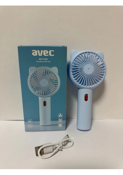Av-f139 Usb Mini Fan Mavi
