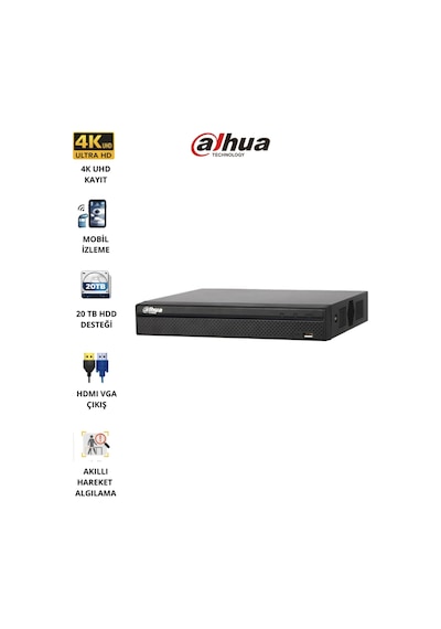 Nvr2116hs-4ks3 16 Kanal 4k Ip Kamera Kayıt Ünitesi