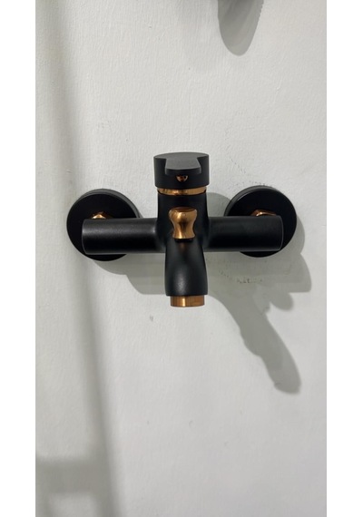 Armour Armatür Banyo Bataryası Siyah Rose Siyah