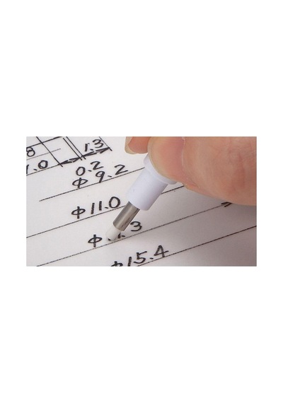 Tombow Mono Zero Kalem Silgi, Yuvarlak Uç, 2,3mm, Siyah