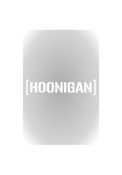 Hoonigan Oto Sticker Araba Cam Sticker 20 X 5 Cm Beyaz