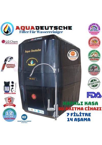 Elegance Pompalı12 Lt 7 Filitre 14 Aşama Su Arıtma Cihazı