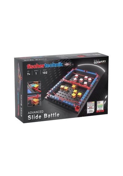Fischertechnik Slide Battle 102 Parça Yapım Oyuncağı Stem Mekanik Hız Oyunu
