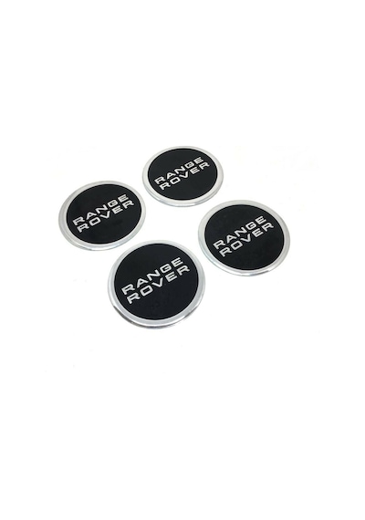 Jant Göbeği Arma Range Rover Alüminyum 60Mm. 4 Lü Set Siyah
