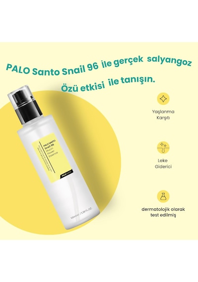 Palo Santo Advanced Snail 96 Mucin Power Salyangoz Özlü Nemlendirici ve Besleyici Esans 100 ML