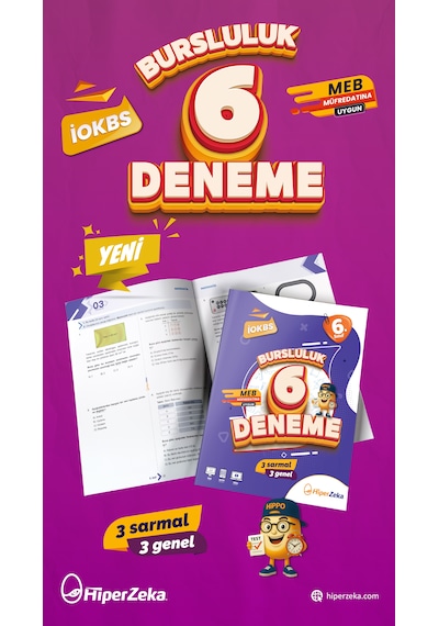 2027 6. Sınıf 6 Deneme Bursluluk İokbs 3 Sarmal & 3 Genel
