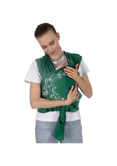Sevi Bebe Art 562-11 Bebek Taşıma Şalı Yeşil