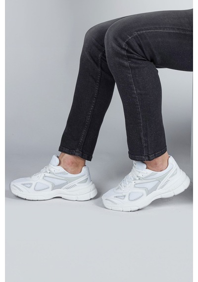Jump 29064 Beyaz - Gri Erkek Sneaker Günlük Spor Ayakkabı Beyaz - Gri