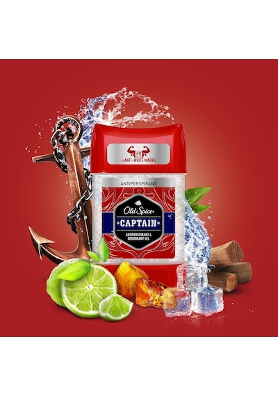 Old Spice Captain Perspirant Erkek Jel Deodorant 70 ML x 2