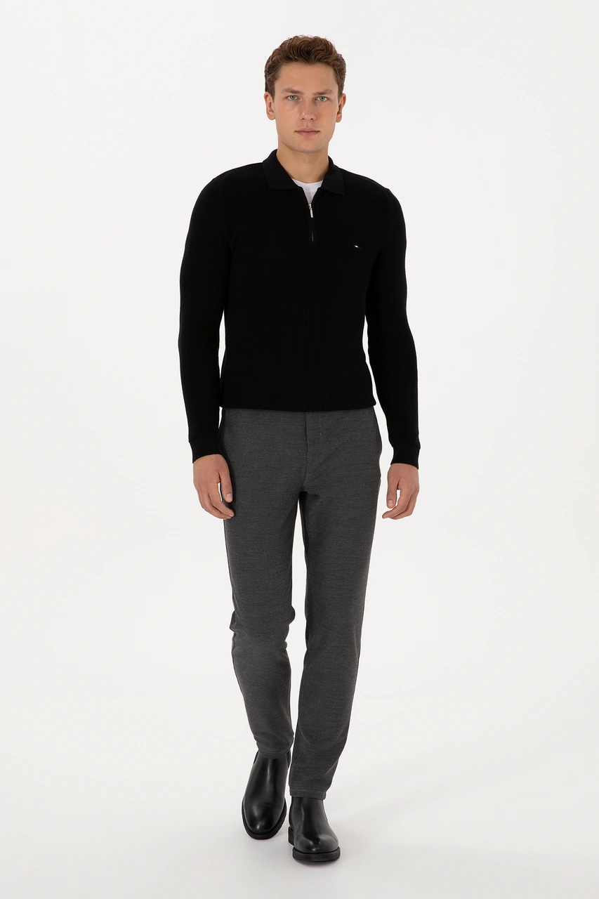 U.S. Polo Assn. Erkek Siyah Basic Kazak 50313685-VR046