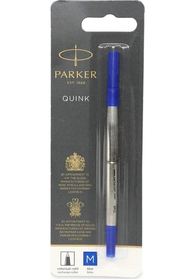 Parker Rollerball Refill Medium Mavi Bilister Çok Renkli
