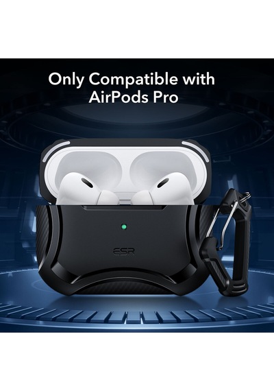 Apple AirPods Uyumlu Pro / Pro 2 Kılıf - Cyber Armor Tough Halolock Magsafe Kılıf