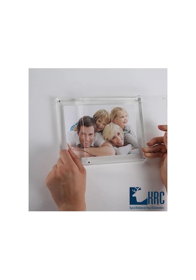 Krcdijital Fotoğraf Ve Resim Çerçevesi Mıknatıslı Pleksi 12,7 Cm X 17,7 Cm Şeffaf Krcnm86