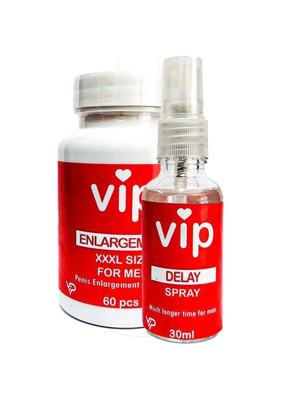 Vip Erkeğe Geciktiricispray + Vip Büyütücükapsùl