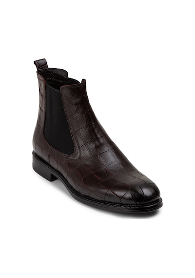 Deery Hakiki Deri Bordo Erkek Chelsea Bot - 01919mbrdc01 Bordo