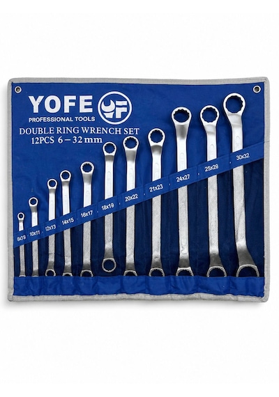 12 Parça Yıldız Anahtar Takımı 6-32 Mm