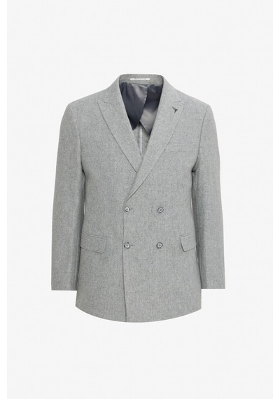 Premıum Altınyıldız Erkek Grı Yünlü Slim Fit Dar Kesim Kırlangıç Yaka Kapak Cepli Kruvaze Ceket Gri Premıum Altınyıldız Erkek Grı Yünlü Slim Fit Dar Kesim Kırlangıç Yaka Kapak Cepli Kruvaze Ceket Gri