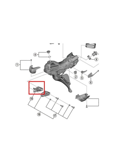 Shimano St-r9120 / R8020 / R7020 Bisiklet Sağ Fren Kolu Yağ Diyafram