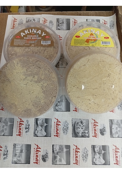 500 Gr Sade + 500 Gr Kakaolu Akınay Tahin Helvası