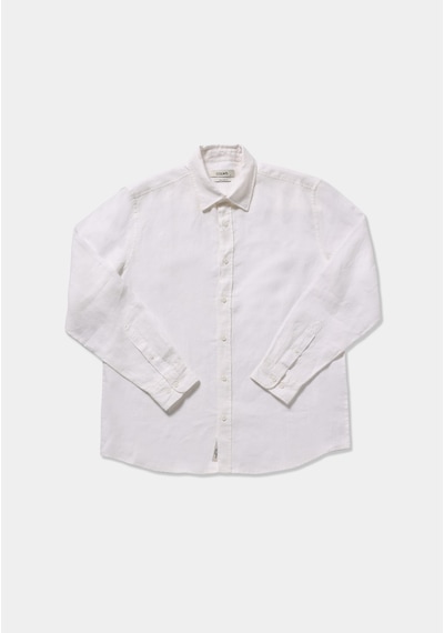 Colin's Colins Regular Fit Shirt Neck Düz Erkek Beyaz Uzun Kol Gömlek Cl1080090 Q1.v1 Wht