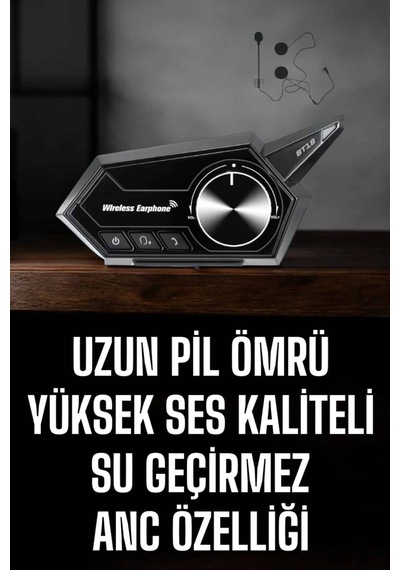 Motorcu Kulaklığı Kask Kulaklığı Anc Özelliği Sesli Görüşme Özelliği - Lisinya