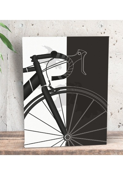 Bk Gift Bisiklet Tasarımlı Dekoratif Mini Kanvas Tablo 15X20Cm-1 (506660789)