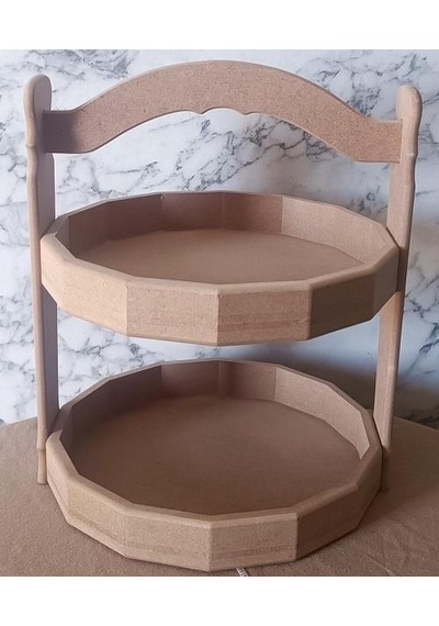Hobi Adn Dekoratif Meyve Sepeti Ahşap Mdf Ham Cnc Kesim El Yapım