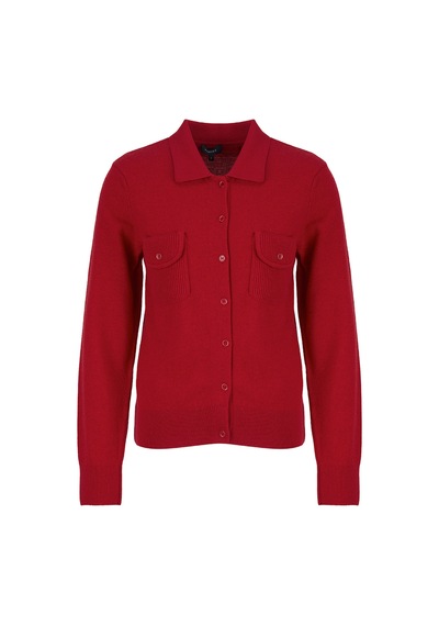 Fabrika Kırmızı Kadın Hırka F6wl-hrk0047