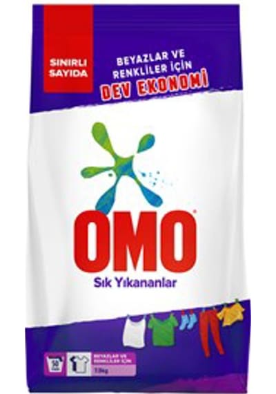 Omo Sık Yıkananlar Beyazlar ve Renkliler İçin 5 KG
