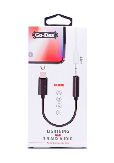Go Des GD-UC019 Lightning To 3.5 mm Aux Kulaklık Dönüştürücü Adaptör ZORE-257763
