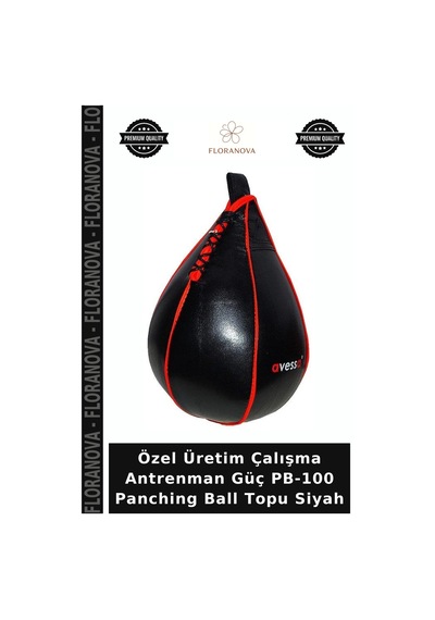 Özel Üretim Çalışma Antrenman Güç Pb-100 Panching Ball Topu Siyah