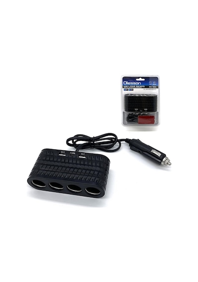 Olesson 1654 Type-c+2xusb 120watt 4 Çakmak Girişli Kablolu Çakmak Çoklayıcı
