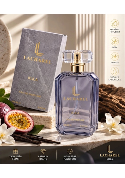 Lacharel Kula Unisex Eau De Parfum 100 Ml Adaçayı Vetiver Vanilya Odunsu Parfüm Ferah