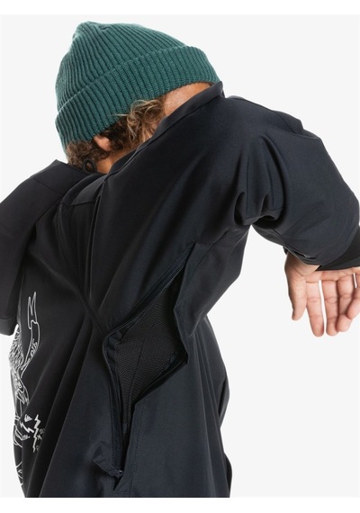 Quiksilver İn The Hood Jk Erkek Mont - KVJ0 Siyah