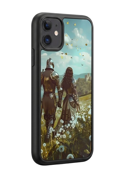 İphone 11 Uyumlu Zırhlışövalye Desenli Kamera Korumalı Darbelere Dayanıklı Kılıf 1186-zırhlışövalye-iphone11