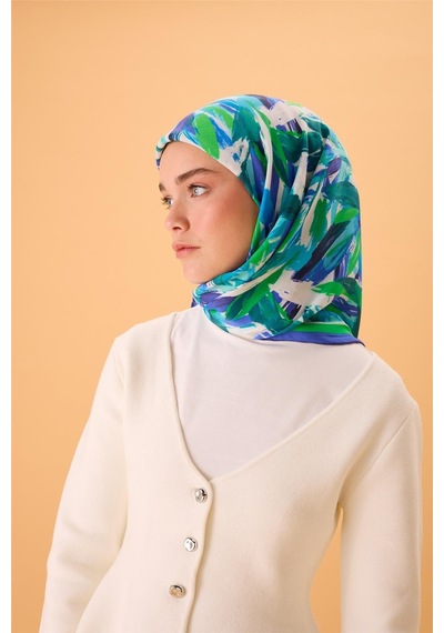 Silk Home Organik Pamuk İpek Eşarp Morcivert-lacivert-patina Yeşili-mavi-bebe Mavi Desenli Kaymaz Tok Duruşlu 90x90 Çok Renkli Silk Home Organik Pamuk İpek Eşarp Morcivert-lacivert-patina Yeşili-mavi-bebe Mavi Desenli Kaymaz Tok Duruşlu 90x90 Çok Renkli