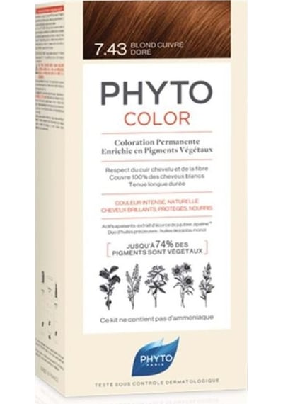 Phyto Phytocolor 7.43 Copper Golden Blonde