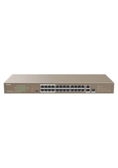 Tenda Tef1126P 24 250W 24 Port Poe Rackmount Switc